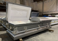 メタルステンレス鋼の棺 葬儀用の内部をカスタマイズできる