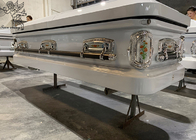 スタイリッシュな金属埋葬ケース 装飾面 耐久性 調整可能