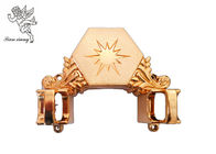 黄銅は物質的な星PPが付いている棺の家具の小箱のコーナーを個人化しました