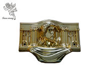 葬儀のキリスト パターン棺の装飾は、葬儀のプロダクトPP材料をリサイクルします