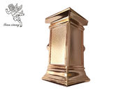 銅の棺の装飾的な小箱はキリスト001# PP/振動棒のためのABS材料に角を付けます