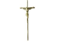 棺の表面飾り 葬儀 十字架 37 × 13.7 Cm 金色 イエス 棺 十字架