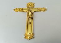44.8×20.8cmの金プラスチック装飾用の葬儀の十字架像