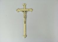 38.5×18.5cmの薄い金PPプラスチック葬儀のFrucifix