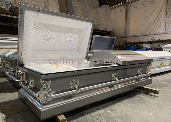 メタルステンレス鋼の棺 葬儀用の内部をカスタマイズできる