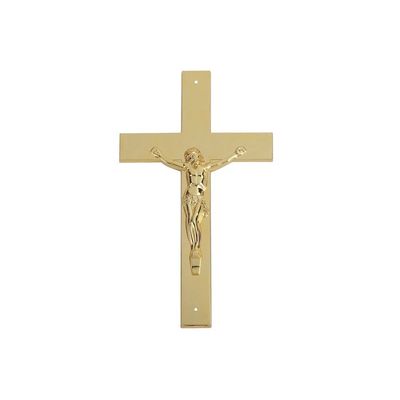 小箱の十字37×13.7cmの金色PPの物質的な棺の十字の十字架像