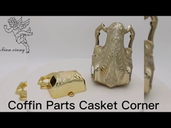 22kg / 21kg 銅製の棺材のコーナー アメリカンスタイル