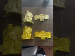 プレミアムプラスチック棺コーナーハードウェア耐久性のある棺トリム