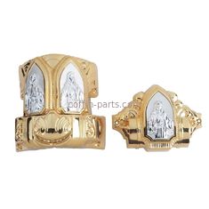 Luxury Silver Gold Madrid 15-C# Coffin Accessories