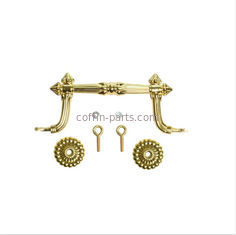 H9011 Europe Style Golden Plastic Outside Metal Casket Hardware