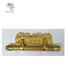 Pale Gold Coffin Swing Handle African Style Abs Pp Plastic Material
