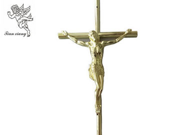 金のイエス・キリストの小箱の十字のサイズ37×13.7 Cm、イエス・キリスト3 #物質的な棺十字PP