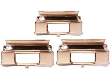 標準的な様式の銅のプラスチック葬儀の家具の棺はプラスチックPPが付いている小箱のコーナーを分けます