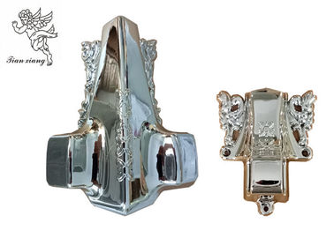 Silver Color Funeral coffin Furniture Casket Corner with  PP Virgin material