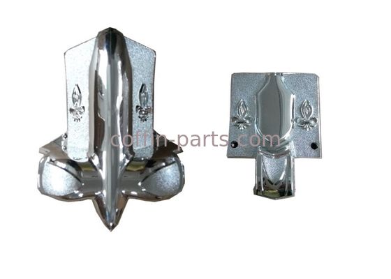 Plastic Injection Molding  Silvering  Coffin Parts applied with Steel bar