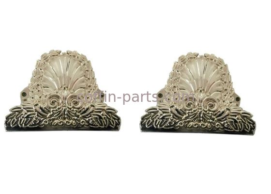 Funeral Decoration Plastic Coffin Hardware , Gold Casket Hardware Kit 68cm X 50cm X 34cm