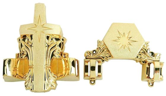 Funeral Casket Accessories Metal Coffin Corner With Iron Tubes