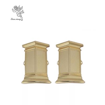 Pale Gold Coffin Swing Handle African Style Abs Pp Plastic Material