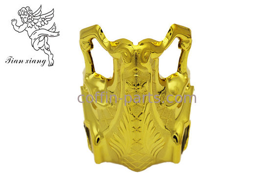 金のPPのプラスチックが付いている角の小箱のコーナー、大人のための棺の付属品