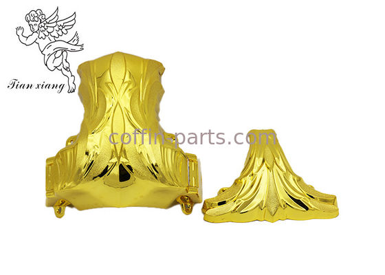 米国式の葬儀の金または銀のプラスチック小箱のコーナー1#